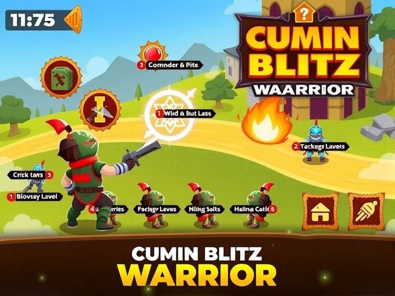 Cumin Blitz Warrior Gameplay Screenshot